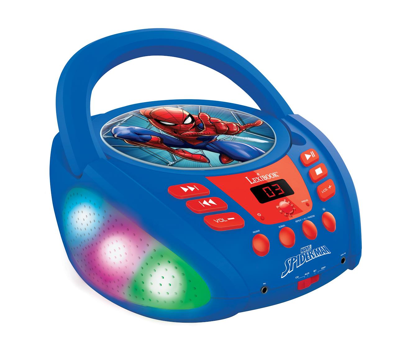 Lecteur Cd Bluetooth Spider-man Multicolore