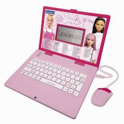 Jouet-Ordinateur portable éducatif bilingue barbie (fr/en)