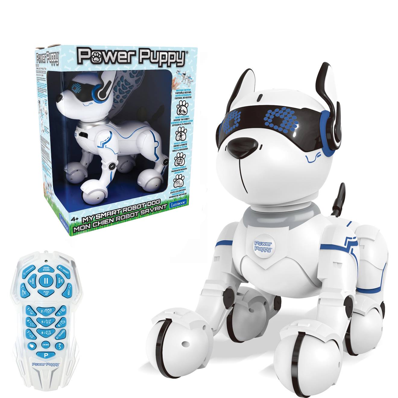 Power Puppy – Mon Chien Robot Interactif Blanc