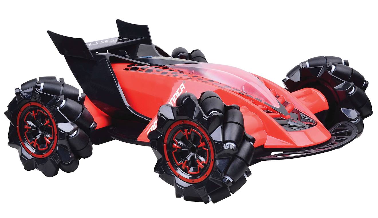 Crosslander Fire – Voiture Télécommandée Tout-terrain Rechargeable Rouge