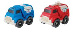 Petites voitures - pack de police et camion de pompier  - vertbaudet enfant