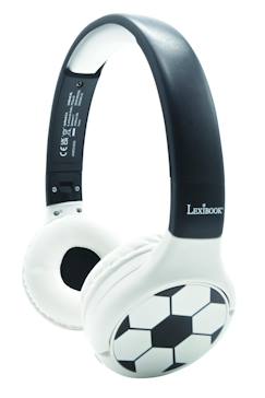Jouet-Casque 2 en 1 football bluetooth et filaire avec limitation de son