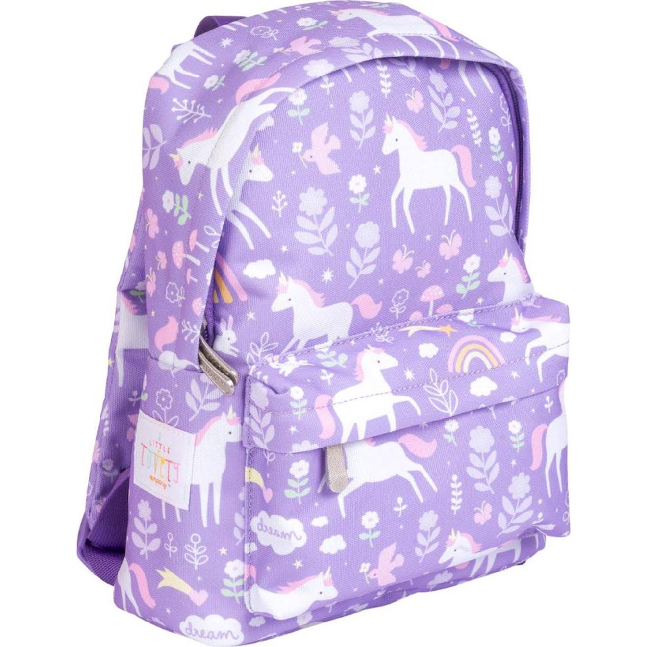 Sac À Dos Bébé Rêves De Licorne Violet, Blanc, Rose