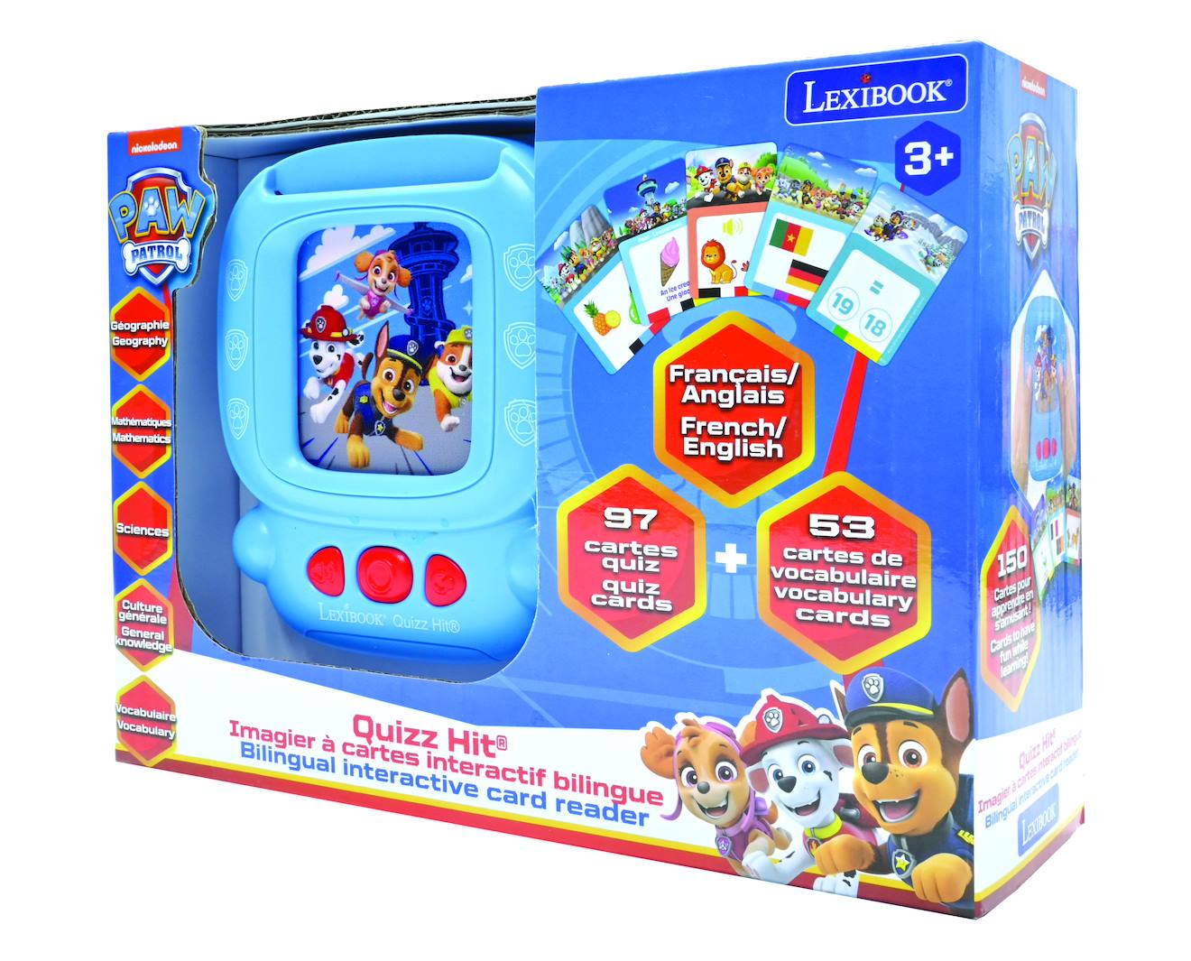 Livre Jeu Interactif Pat' Patrouille Alphabet - Éducatif Sonore Pour Enfants 3-7 Ans, 14 Pages, 4 Activités, 200 Sons, Piles Incluses