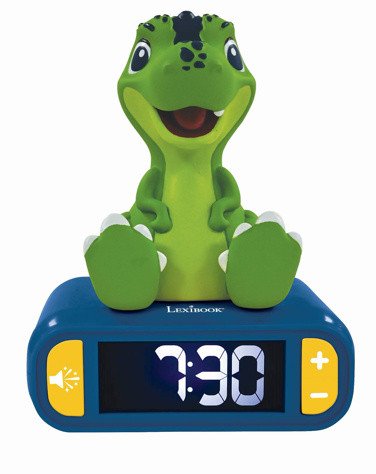 Réveil Avec Veilleuse Dinosaure En 3d Multicolore
