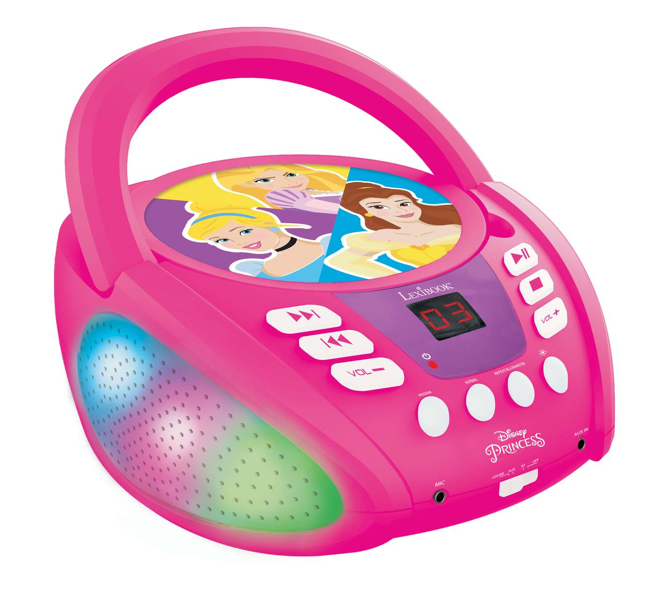 Lecteur Cd Bluetooth Disney Princess Multicolore