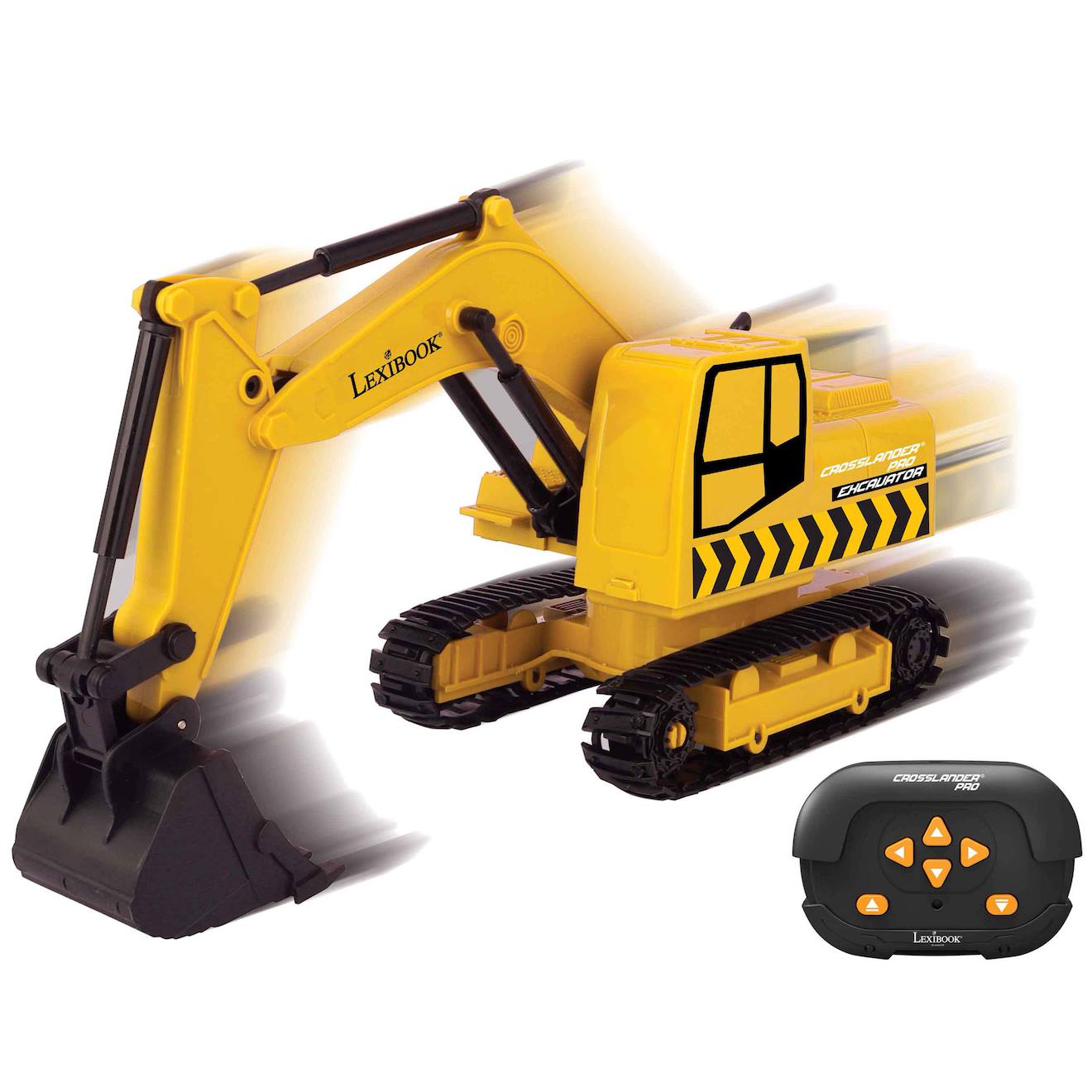 Crosslander Pro Tractopelle Télécommandé Avec Bras Articulé Jaune