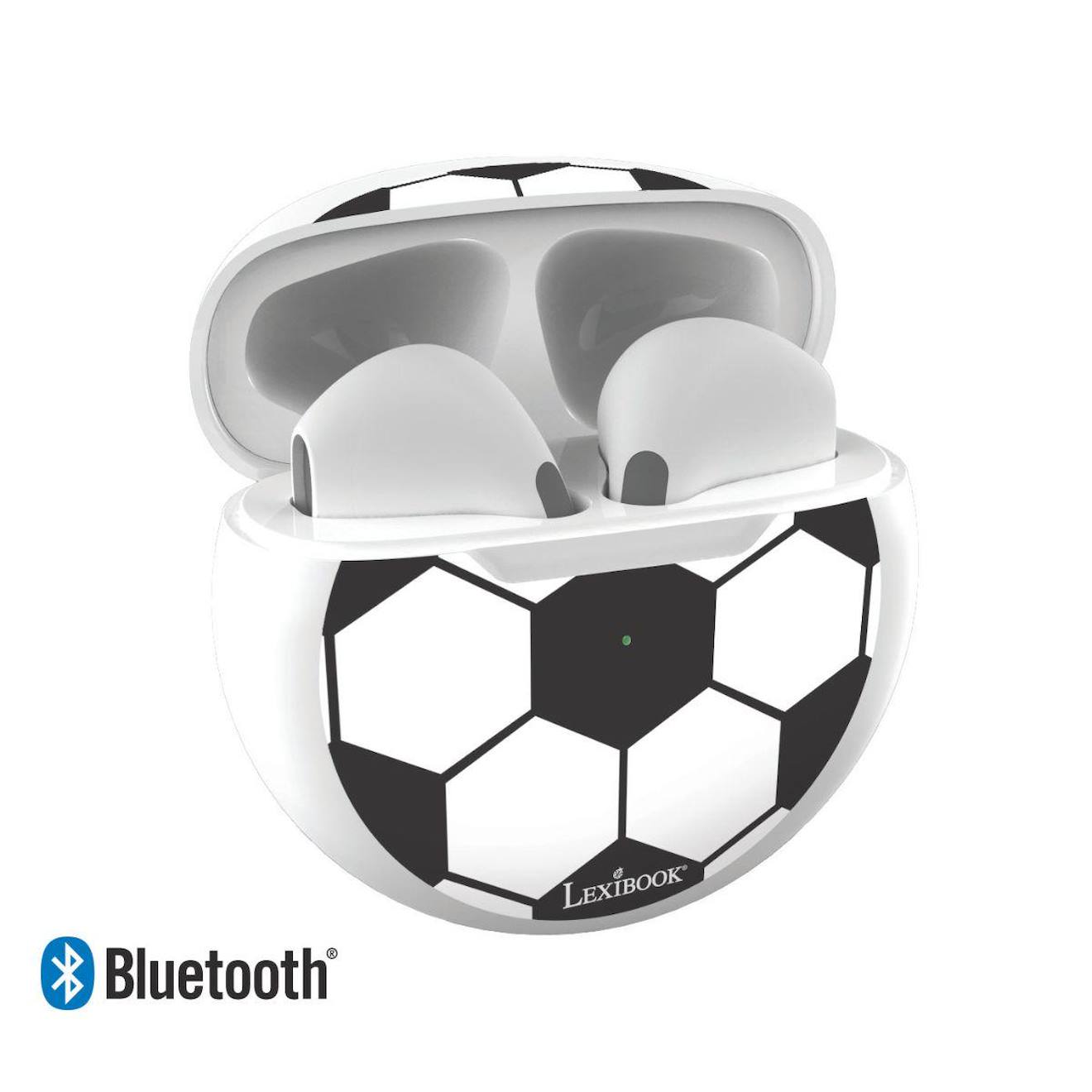 Écouteurs Sans Fil Bluetooth Football Avec Étui De Chargement Et De Rangement Multicolore