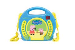 -Lecteur cd portable avec 2 microphones peppa pig