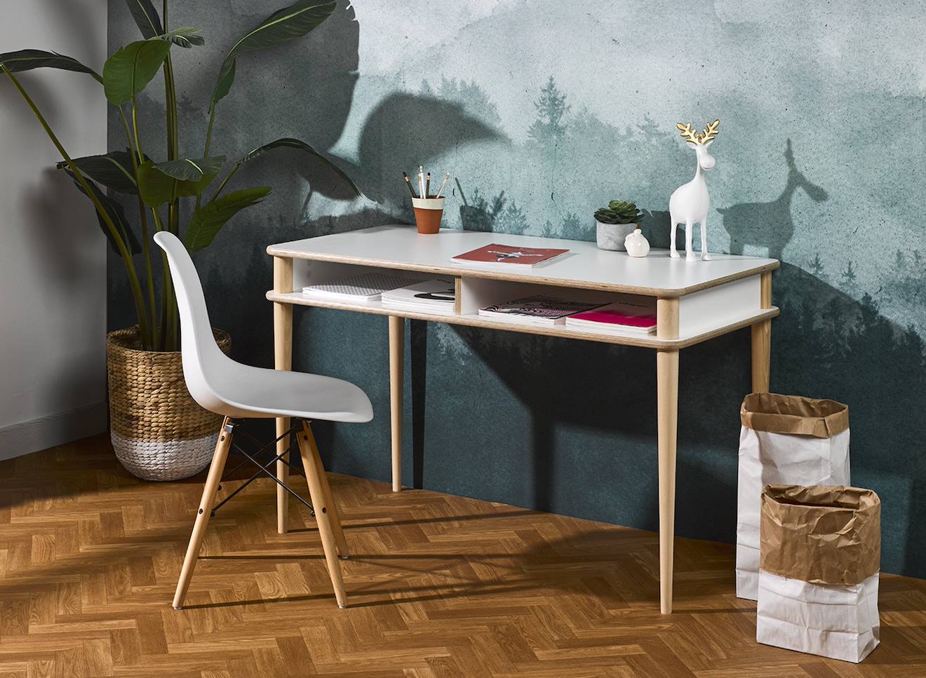 Bureau Enfant Natura Blanc & Bois
