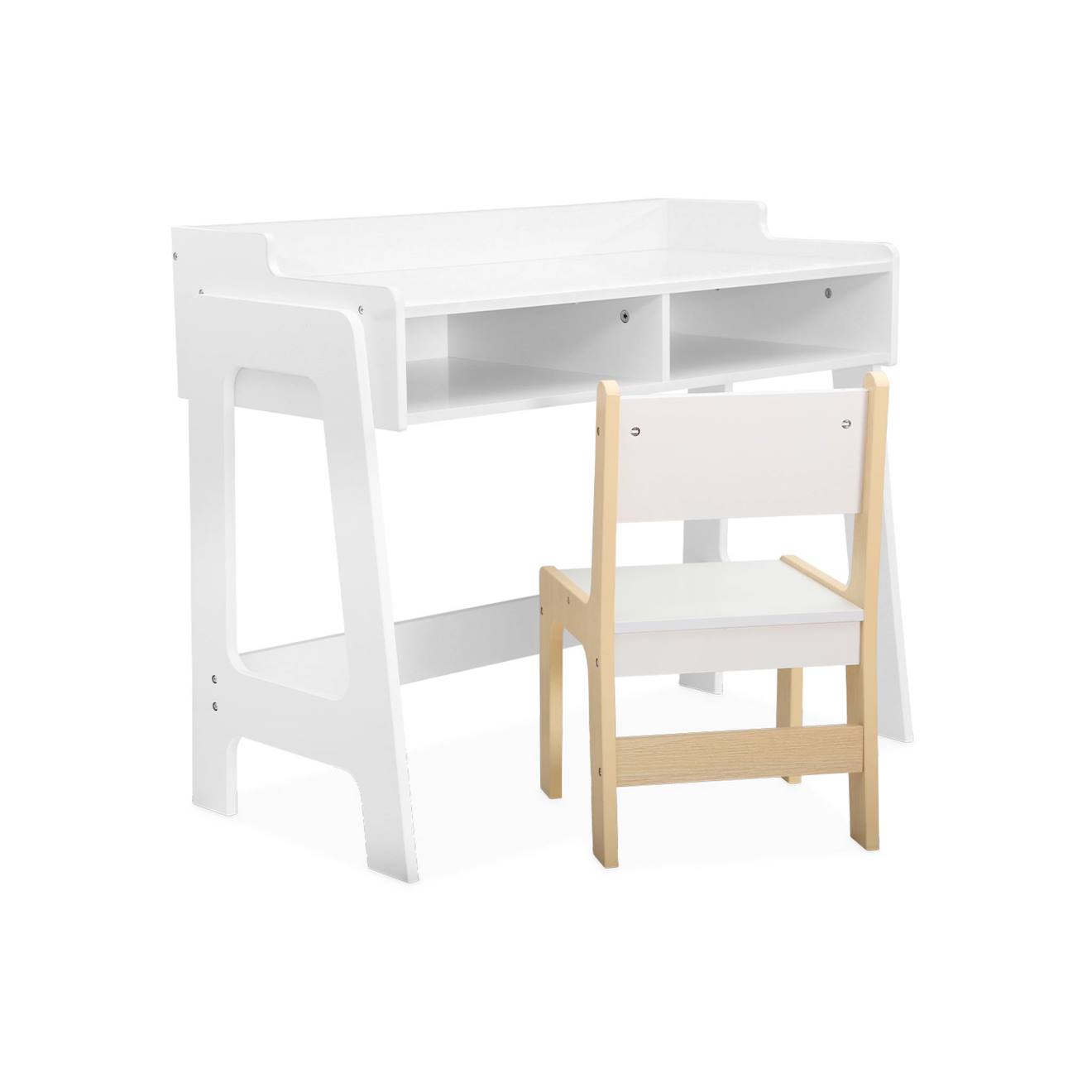 Bureau Avec Chaise Pour Enfant Tobias Blanc