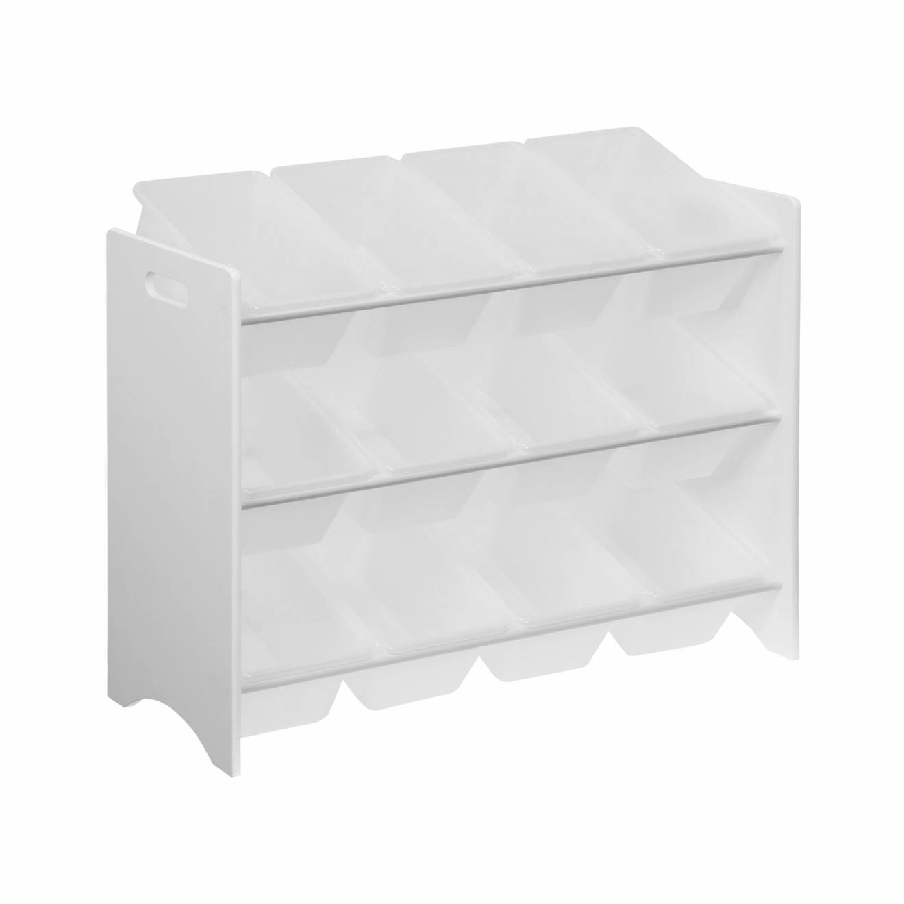 Meuble De Rangement Jouet 12 Casiers Tobias Blanc