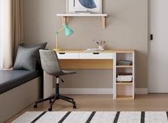 Chambre et rangement-Chambre-Bureau, table-Bureau primaire-Bureau avec caisson milor