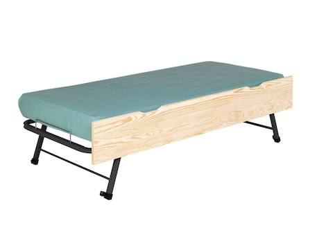 Lit banquette gigogne landes Blanc & bois massif+Flanelle et bois massif+Kaki et bois massif 11 - vertbaudet enfant 