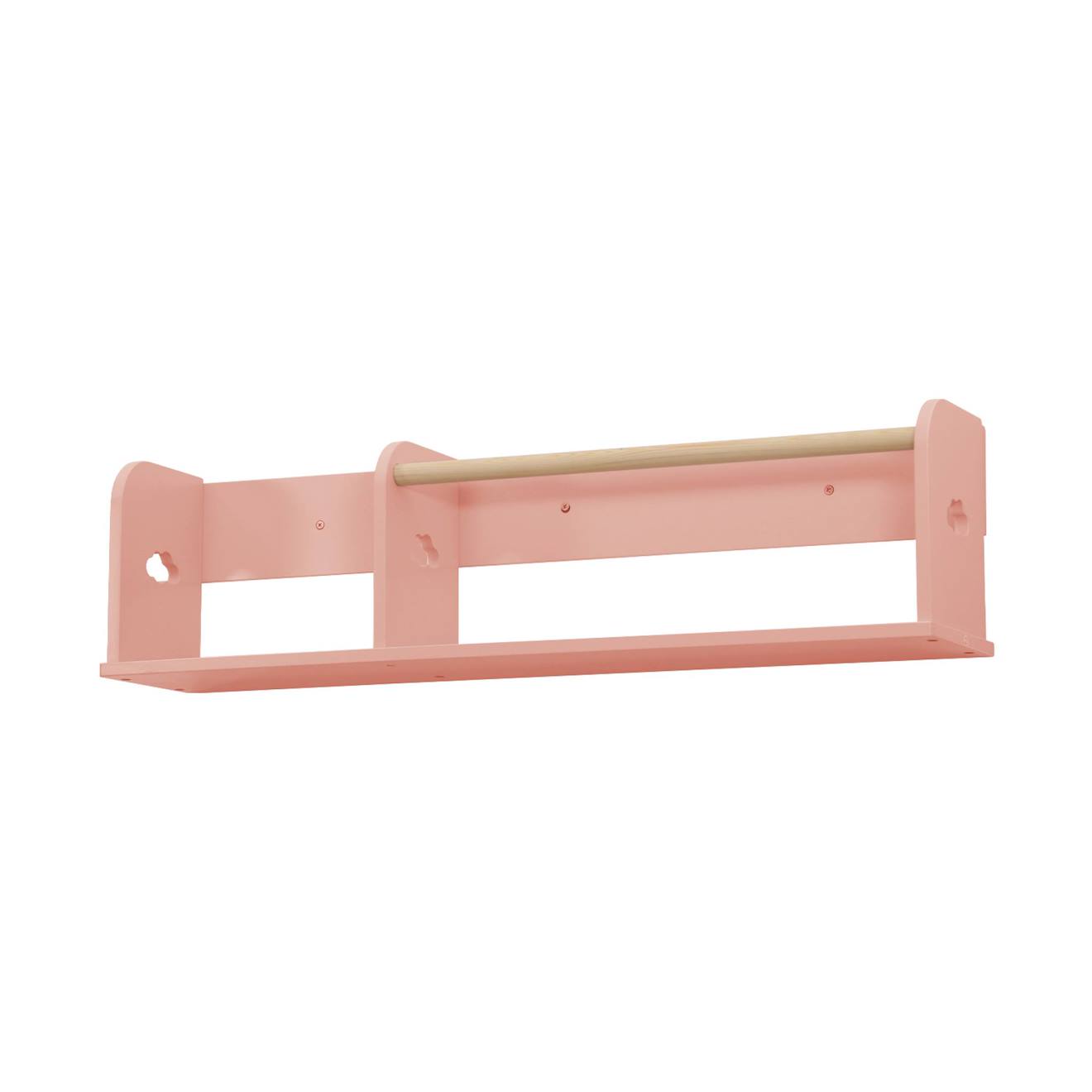 Etagère Murale Rangement Chambre Enfant 80cm Nephos Rose