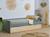 Lit banquette gigogne landes Blanc & bois massif+Flanelle et bois massif+Kaki et bois massif 15 - vertbaudet enfant 