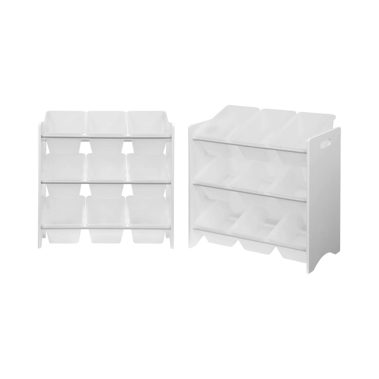 Meuble De Rangement Jouet 9 Casiers (lot De 2) Tobias Blanc