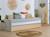 Lit banquette gigogne landes Blanc & bois massif+Flanelle et bois massif+Kaki et bois massif 1 - vertbaudet enfant 