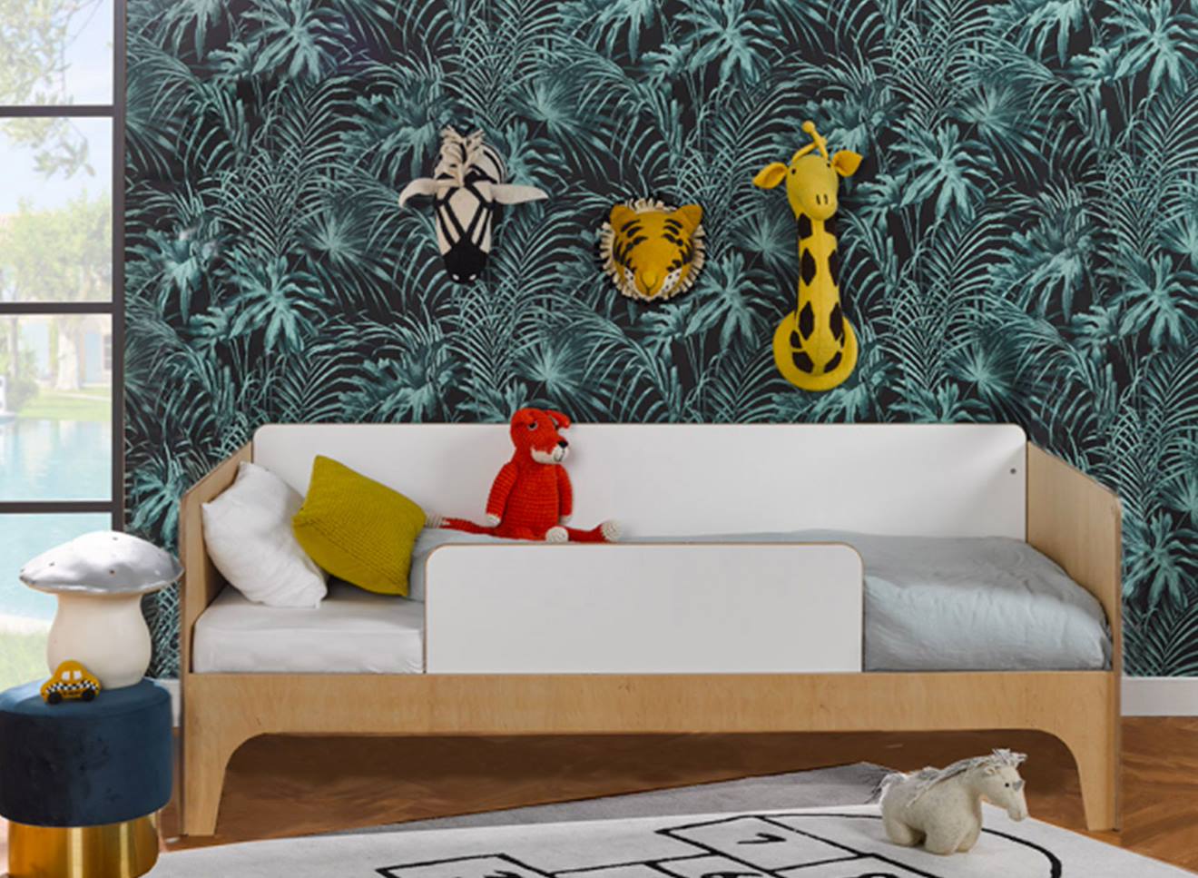 Lit Banquette Songe Bois & Blanc