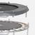 Trampoline ø180cm cassiopée avec filet de protection Gris+Vert 3 - vertbaudet enfant 