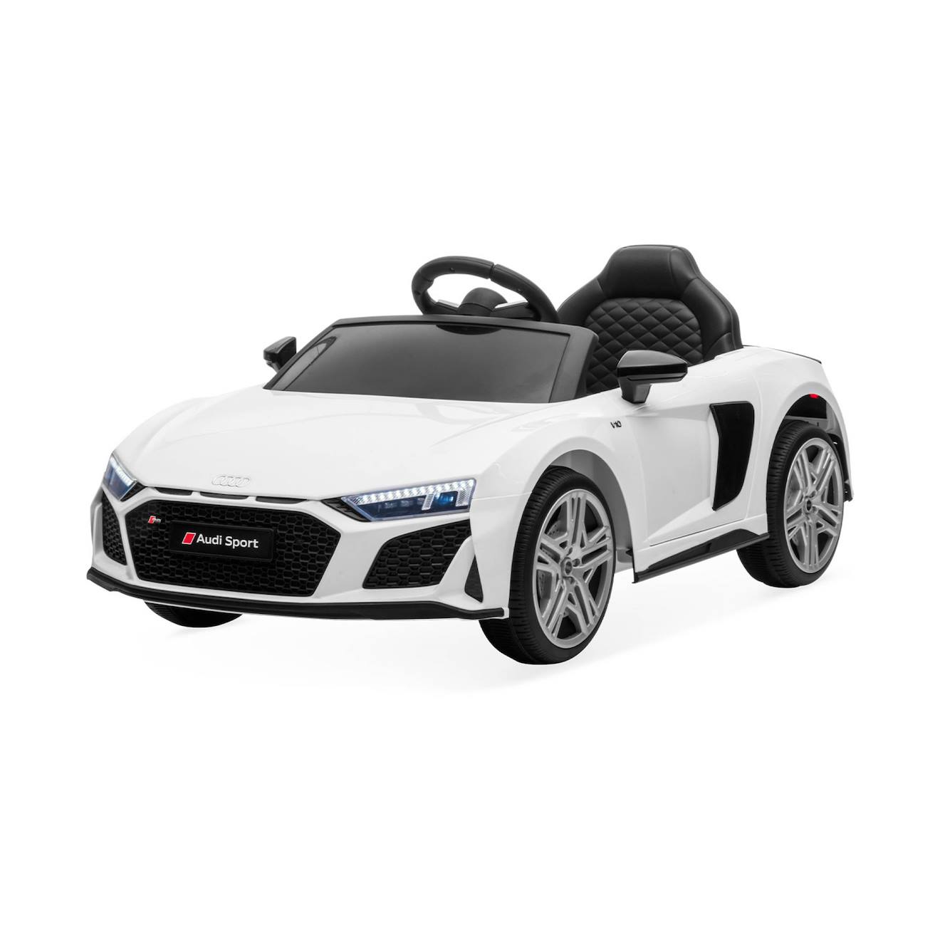 Voiture Électrique Enfant Audi R8 1 Place 12v Audi R8 Blanc