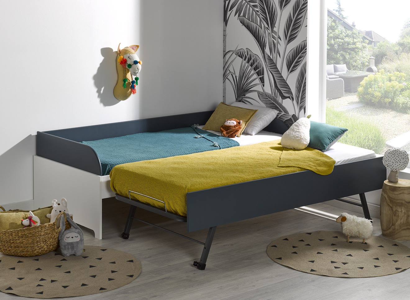 Lit Banquette Gigogne Opus Bleu Nuit (Chambrekids) - Image 1