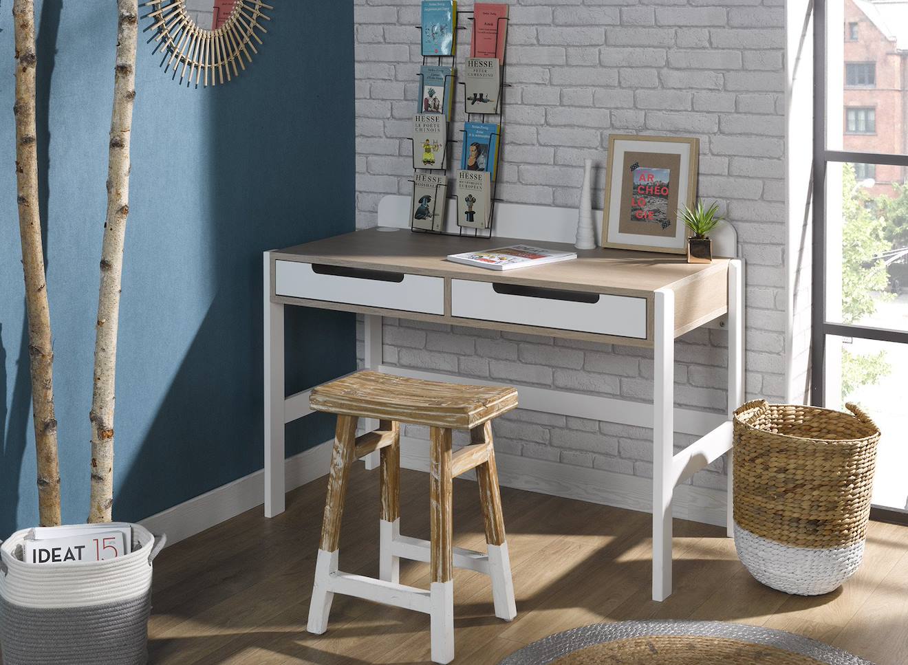 Bureau Enfant Nomade Blanc
