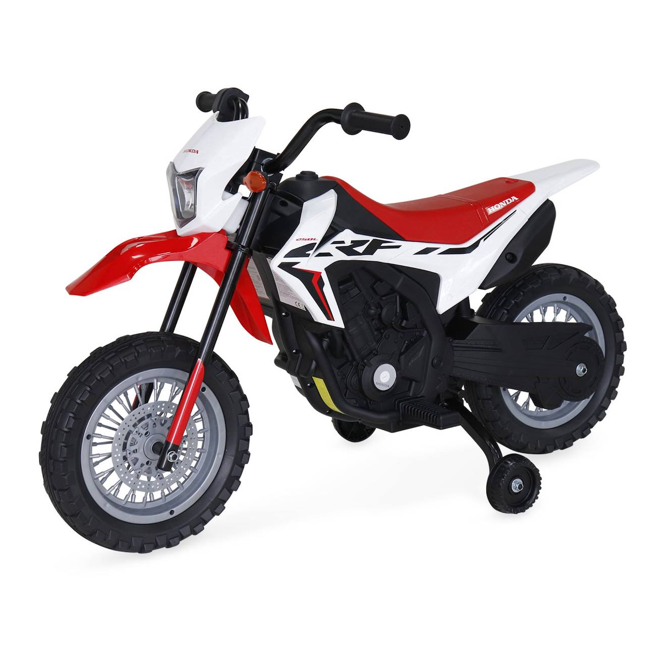 Moto Électrique Enfant Honda 1 Place 6v Honda Motocross Blanc