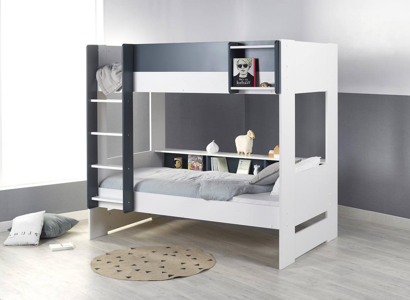 Lit Superposé Opus Bleu Nuit