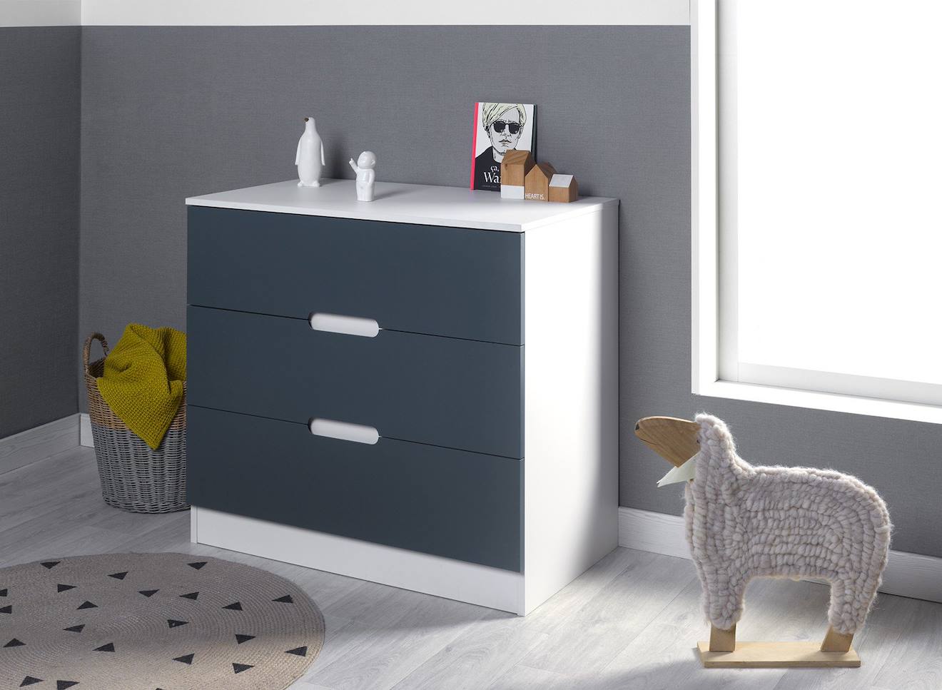 Commode Opus Bleu Nuit