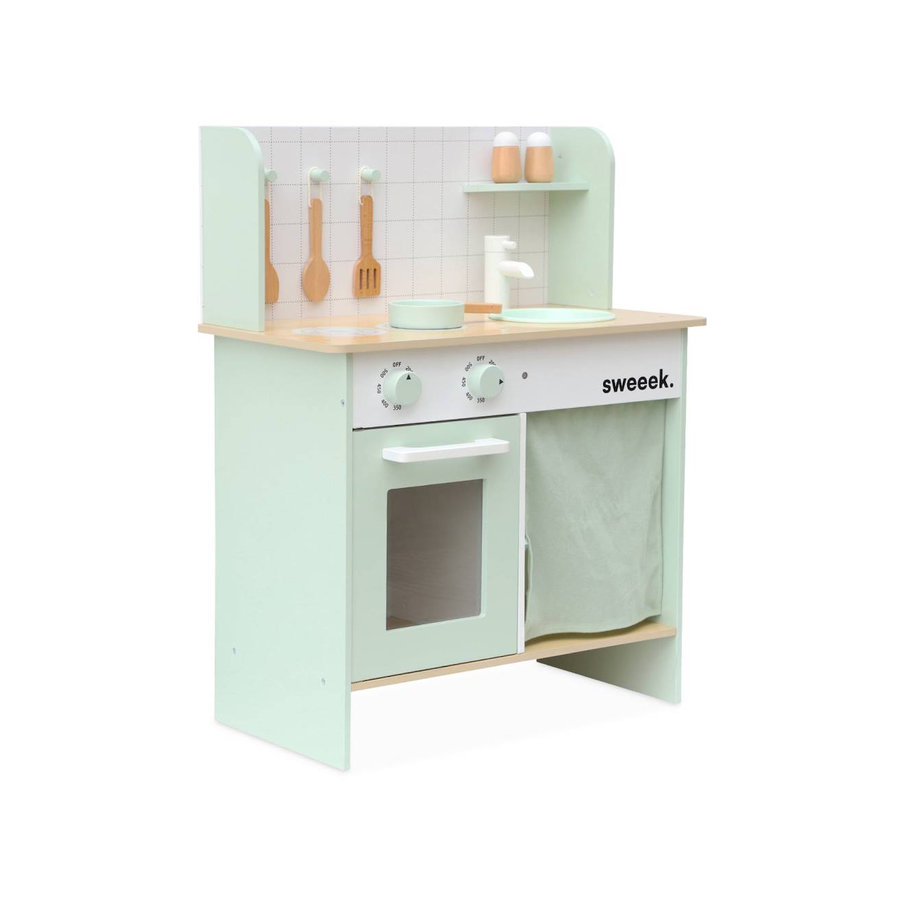 Cuisine En Bois Pour Enfant Cocotte Vert Céladon