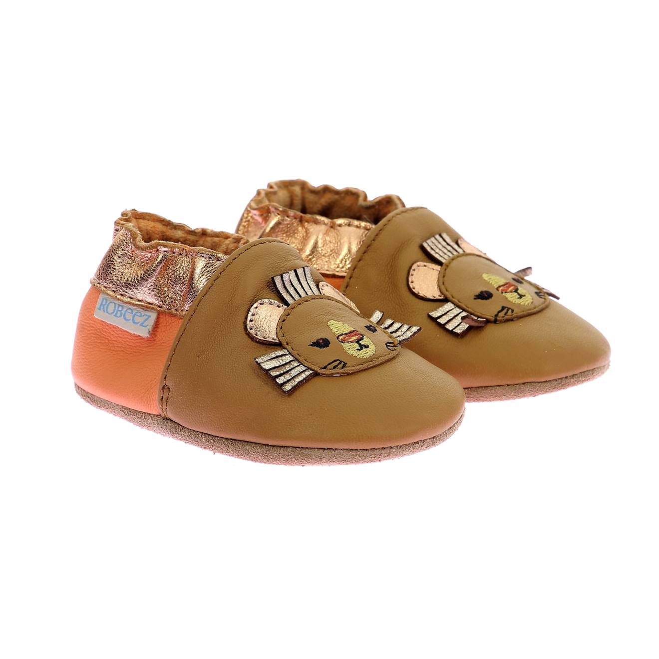 Chaussons Bébé Wild And Cute Camel Clair