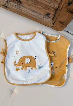Lot de 2 bavoirs bébé hawaiki  - vertbaudet enfant