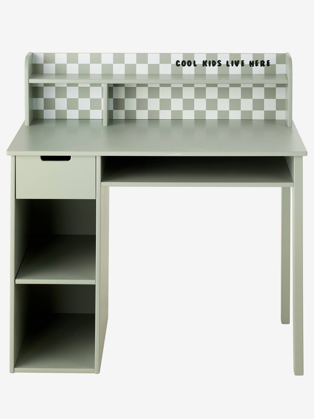 Bureau enfant Damier vert