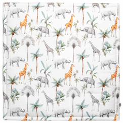 -Tapis de parc tapis d'éveil réversible safari