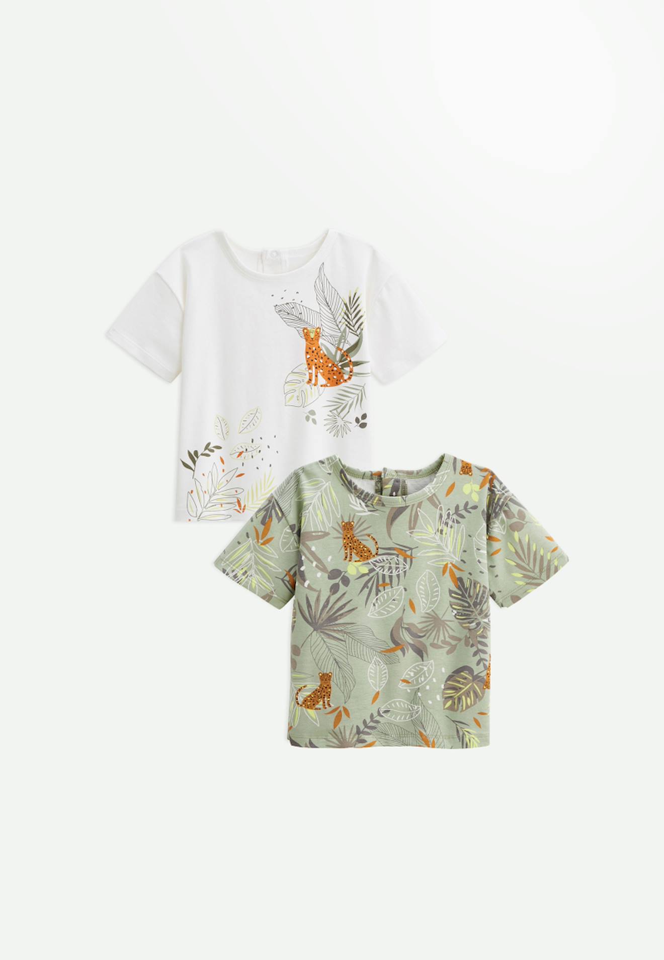 Lot De 2 T-shirts Enfant Olajava Vert