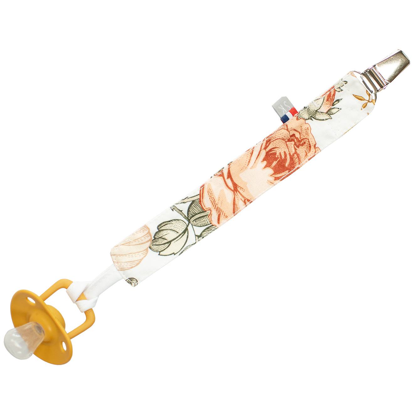 Attache Tétine En Coton Néo Vintage Néo Vintage Imprimé Floral, Be