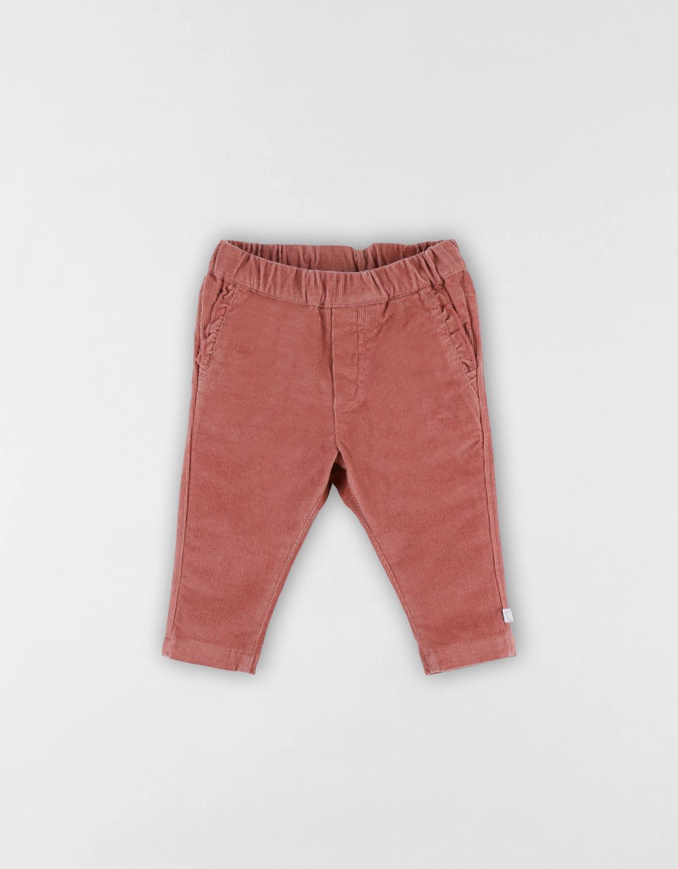 Pantalon Velours Côtelé Rouge