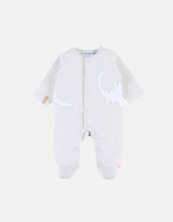 Petit Béguin - Pyjama Bébé En Velours Polarmoon