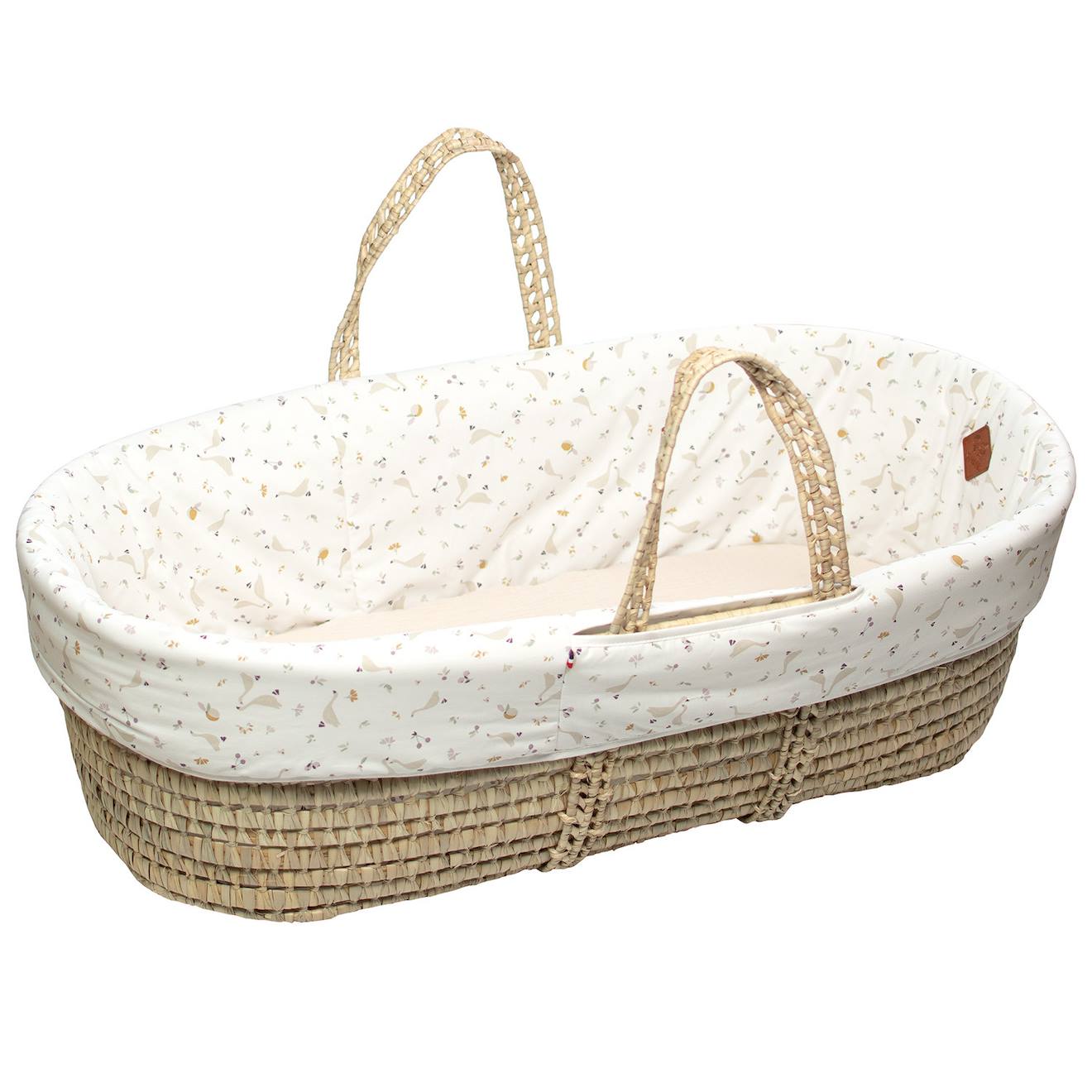 Couffin Bébé Avec Matelas Habillage Et Drap Housse Sidonia Sidonia, Beige, Écru, Blanc