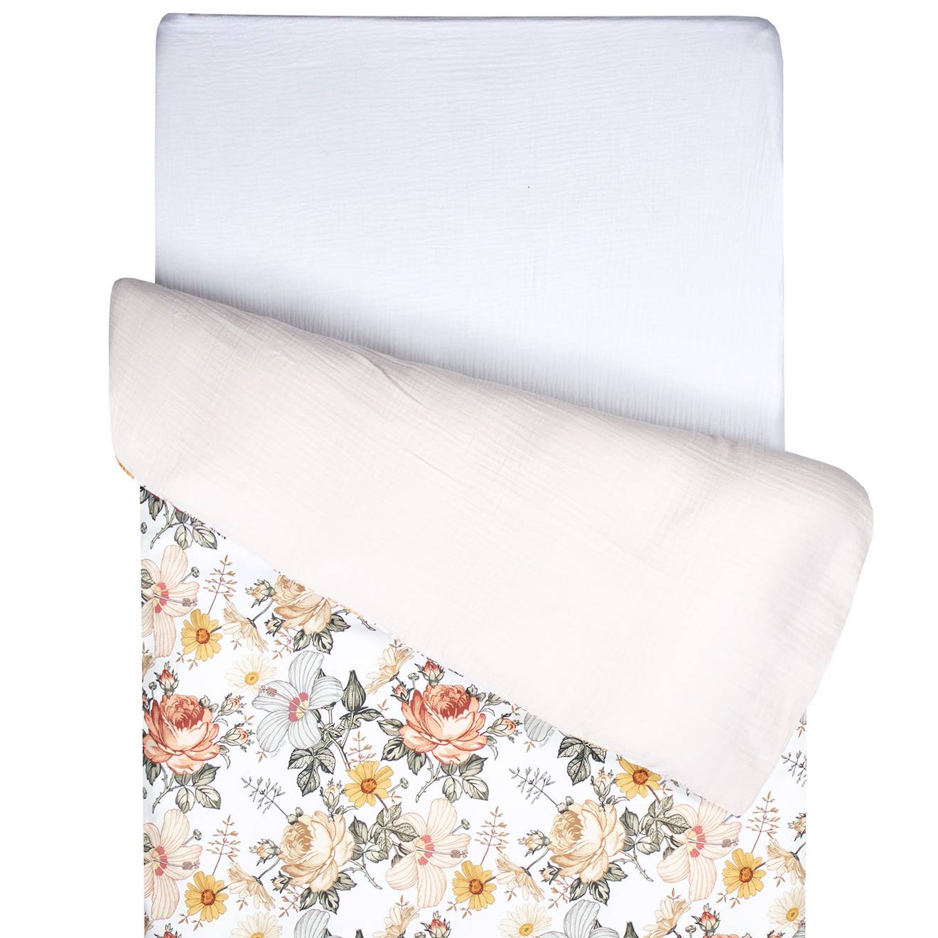 Housse De Couette Réversible Néo Vintage Néo Vintage Imprimé Floral, Be