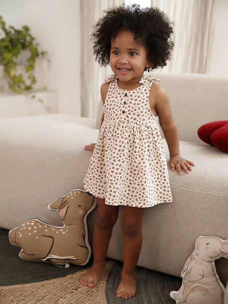 Bébé-Robe à bretelles imprimée bébé