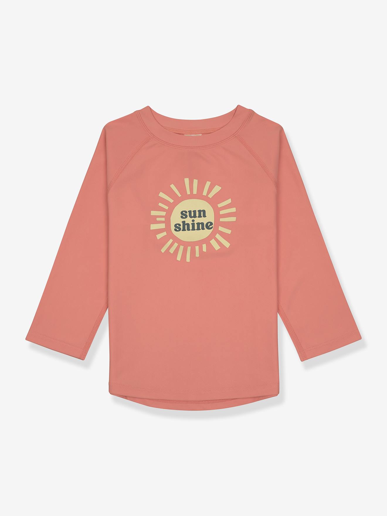 T-shirt de bain anti-UV enfant LÄSSIG manches longues corail