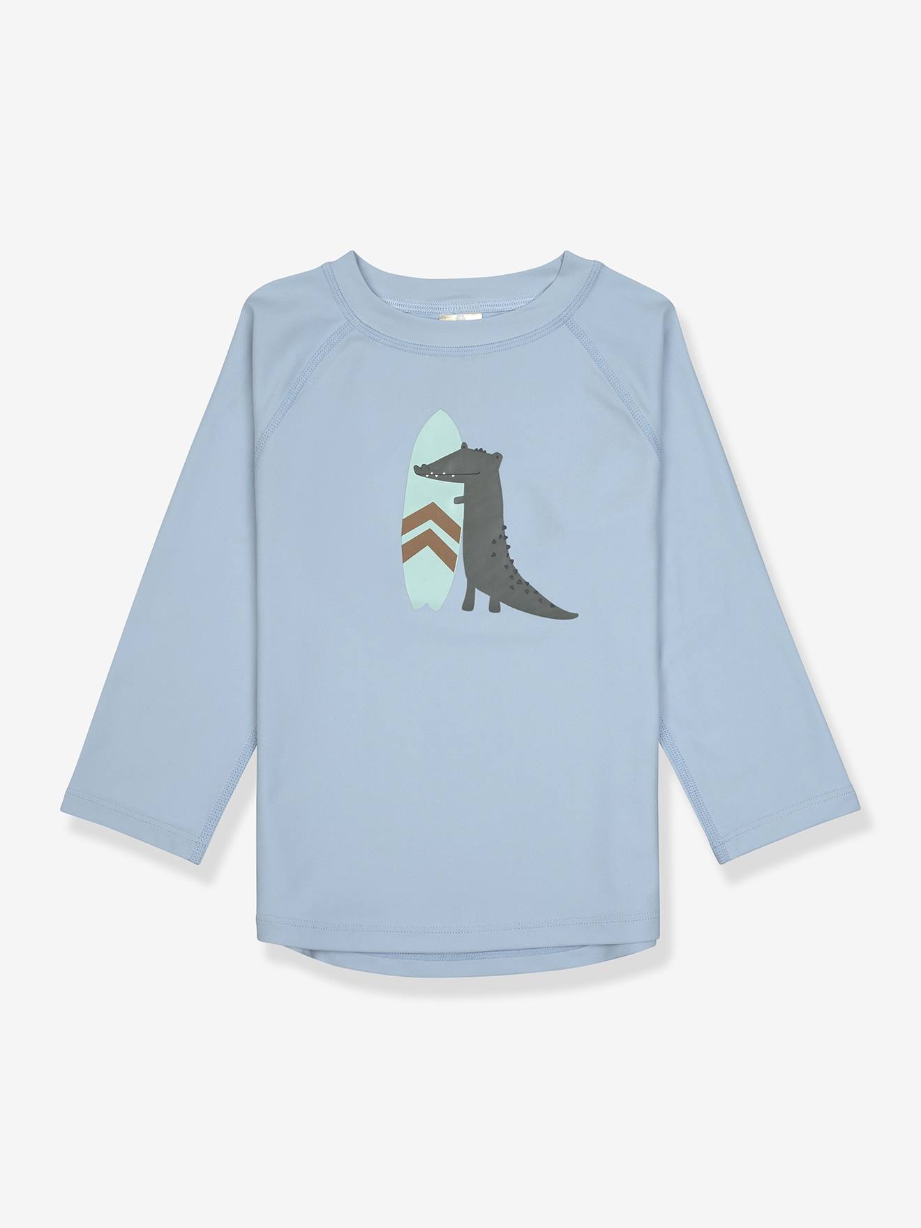 T-shirt de bain anti-UV enfant LÄSSIG manches longues bleu ciel