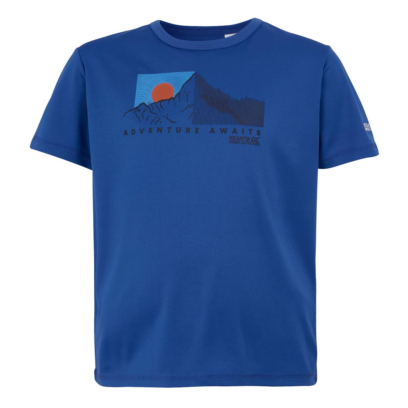T-shirt Alvarado Polyester Recyclé Alvarado Ix Adventure Awaits Bleu Olympien