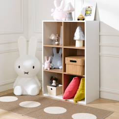 Chambre et rangement-6 cases de rangement effet bois  tom & apolline
