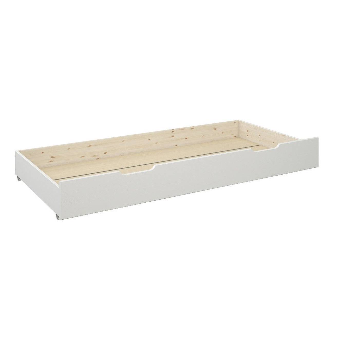 Tiroir De Rangement Pin Massif Achille Blanc