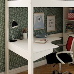 Chambre et rangement-Chambre-Bureau, table-Bureau primaire-Bureau optionnel effet bois pour mezzanine colette