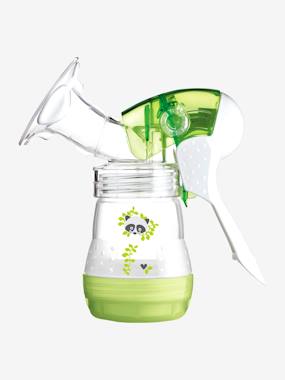 Set tire-lait + biberon anti-colique + coussinets d?allaitement MAM Easy Start transparent/vert