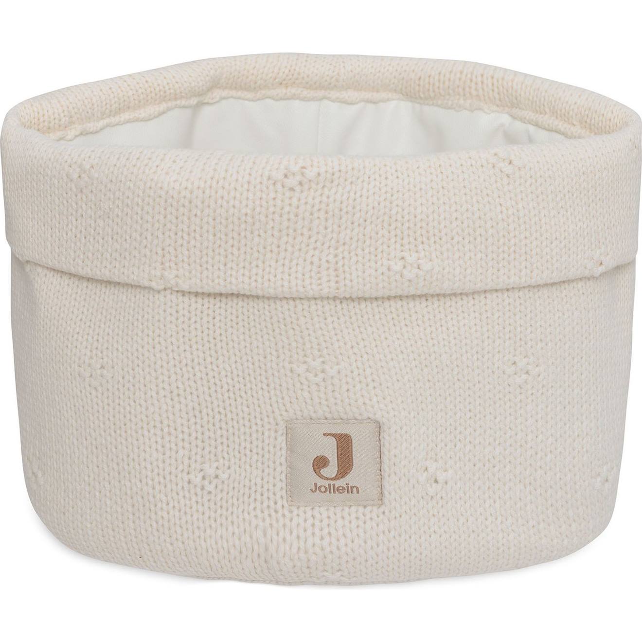 Panier De Rangement Cosy Knit Ivory (14 X 18 Cm) Ecru